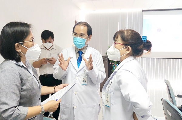 Đoàn kiểm tra Sở Y Tế Đồng Tháp kiểm tra, đánh giá chất lượng Bệnh viện Tâm Trí Đồng Tháp năm 2021