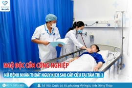 Ngộ độc cồn công nghiệp - Nữ bệnh nhân thoát nguy kịch sau cấp cứu tại Tâm Trí 1
