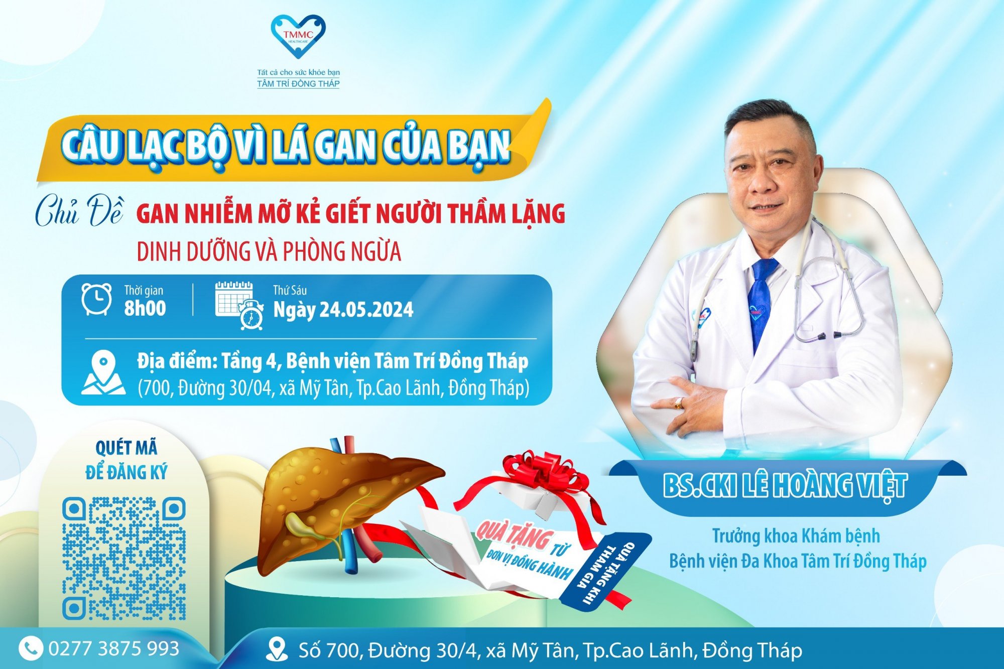 CLB Vì lá gan của bạn - chủ đề “Gan nhiễm mỡ, kẻ giết người thầm lặng - Dinh dưỡng và cách phòng ngừa”