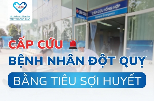 Cấp cứu bệnh nhân đột quỵ thoát khỏi tàn tật bằng tiêu sợi huyết trong giờ vàng