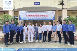 Hoạt động khám bệnh, cấp thuốc miễn phí cho người dân xã Tân Khánh Đông, Tp. Sa Đéc