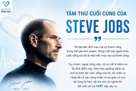 Thông điệp từ bức tâm thư cuối cùng của Steve Jobs
