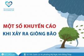 Một số khuyến cáo giúp đảm bảo an toàn khi xảy ra giông bão