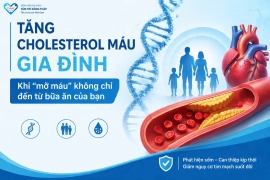 Tăng cholesterol máu gia đình: Khi "mỡ máu" không chỉ đến từ bữa ăn của bạn