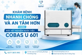 Khám bệnh nhanh chóng và an tâm hơn cùng máy xét nghiệm nước tiểu Cobas u 601