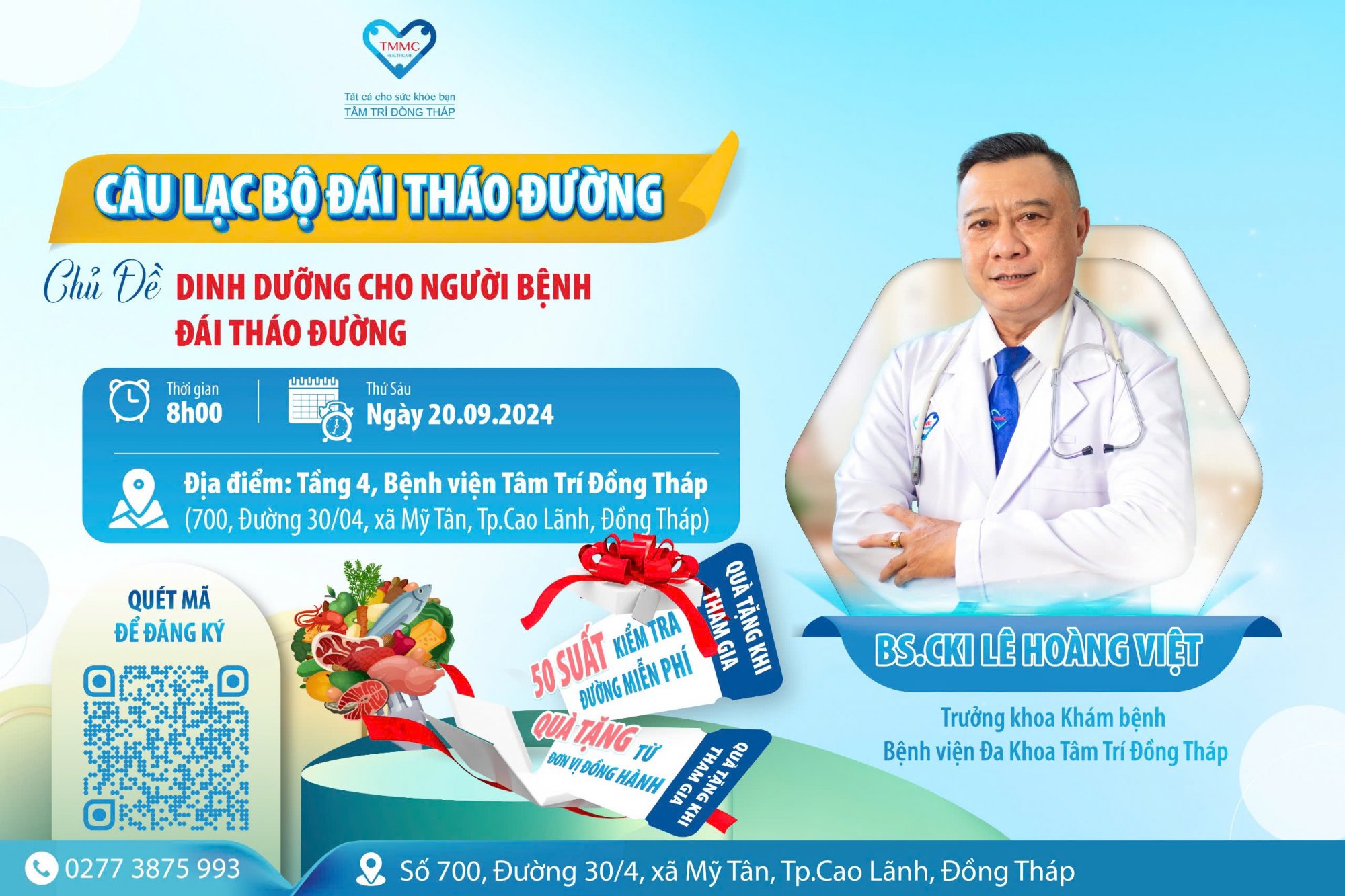 Clb đái tháo đường - chủ đề “Dinh dưỡng cho người bệnh đái tháo đường”