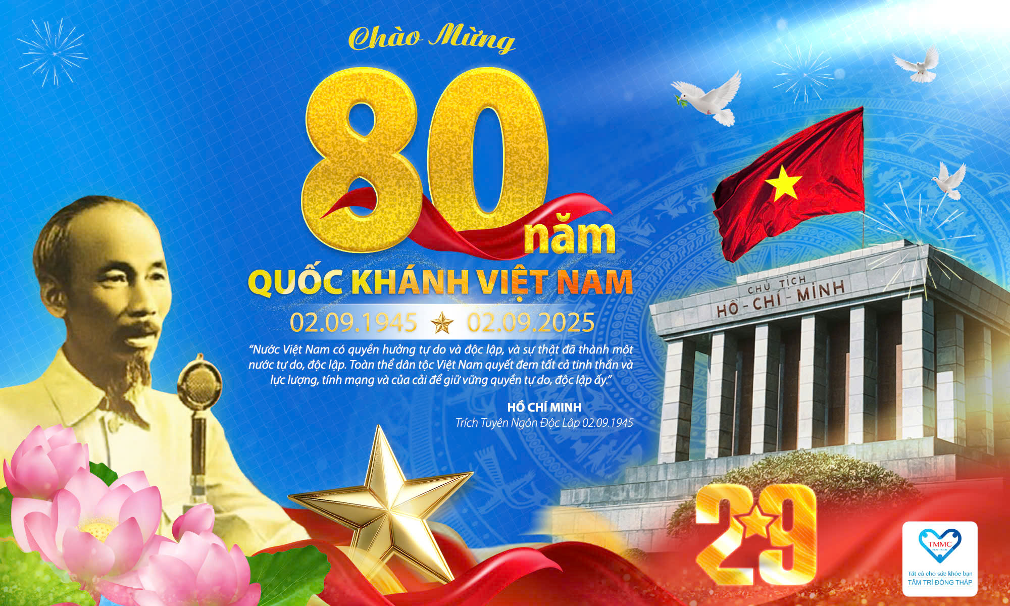 Kỷ niệm 80 năm Quốc khánh nước Việt Nam (02/09/1945 - 02/09/2025)