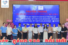 Chương trình truyền thông chăm sóc sức khỏe cho nữ CNVCLĐ xã Phú Thọ, tỉnh Đồng Tháp năm 2025