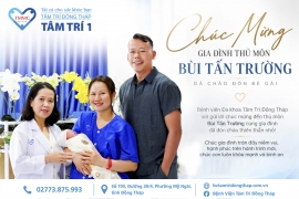 Chúc mừng gia đình cầu thủ Bùi Tấn Trường đón thành viên mới