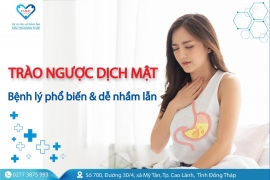 Trào ngược dịch mật: Bệnh lý phổ biến và dễ nhầm lẫn