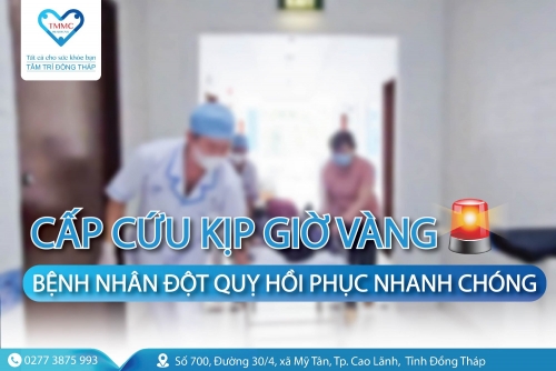 Cấp cứu kịp “giờ vàng”, bệnh nhân đột quỵ hồi phục nhanh chóng.