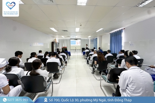 BVĐK Tâm Trí Đồng Tháp tổ chức đào tạo y khoa liên tục về “Sắt Protein Succinylat trong điều trị thiếu máu thiếu sắt”