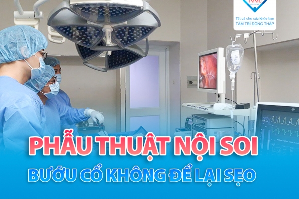 Phẫu thuật nội soi điều trị bướu cổ không để lại sẹo